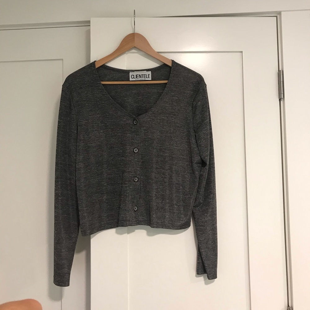 Vintage Grey 90’s cardigan